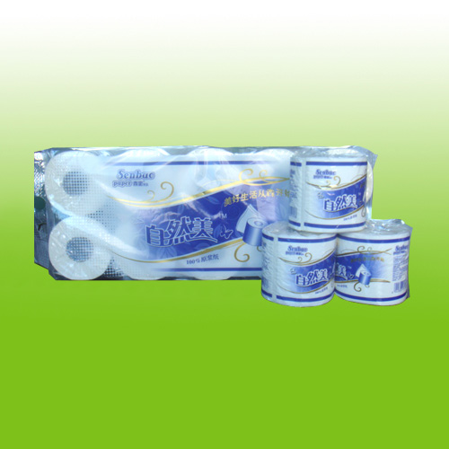 自然美蓝飘卷纸120g/卷